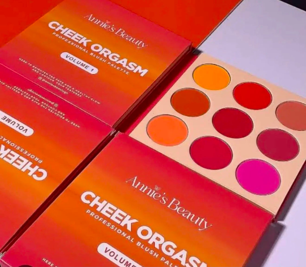 Annie's Beauty Cheek Orgasm Professional Blush Palette